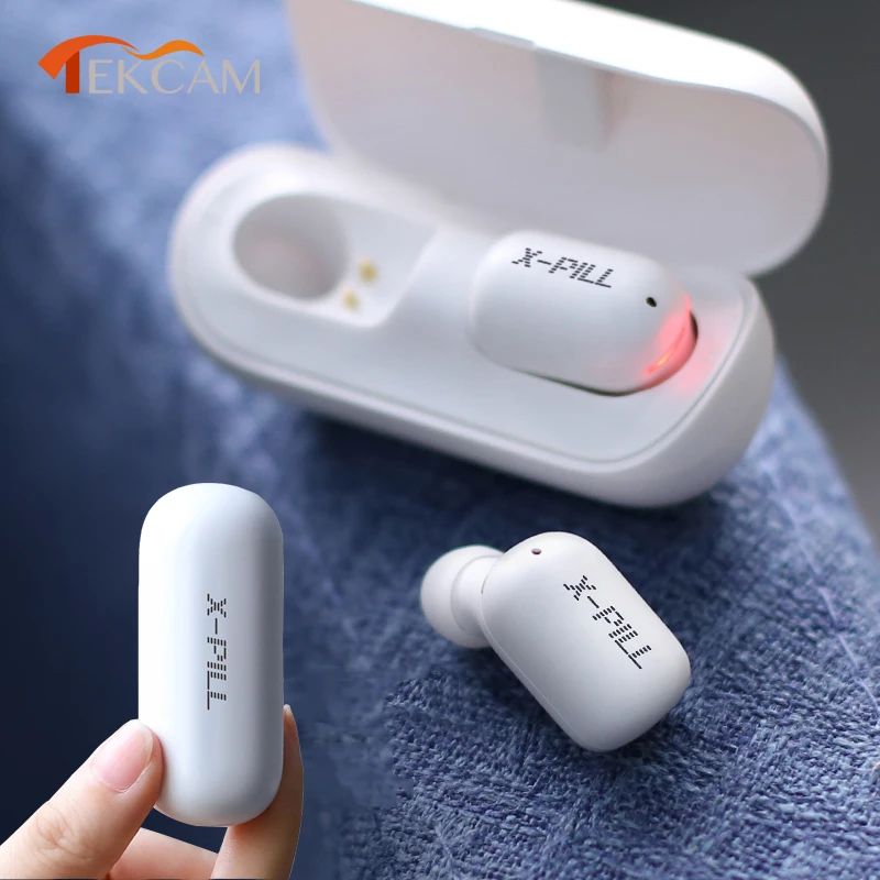 

A2 TWS True Wireless Headphone with Charging Box mini Stereophone Headset Car Running IPX5 Waterproof Sports Bluetooth Earphones