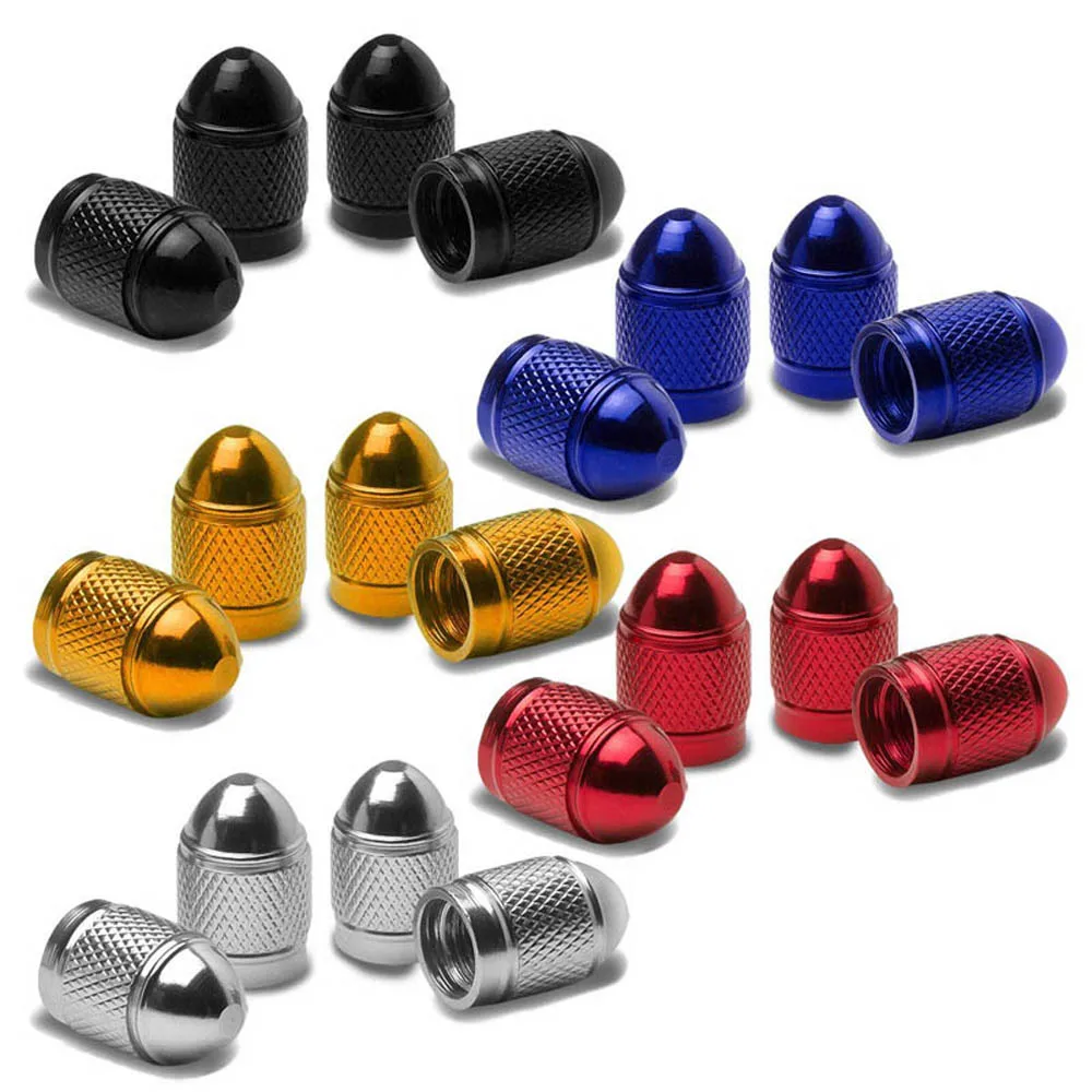 Как выглядят колпачки на машинах 4x Car Tire Valve Caps Stem Air Dust Cap Covers Gray Bullet For Lexus Infiniti e
