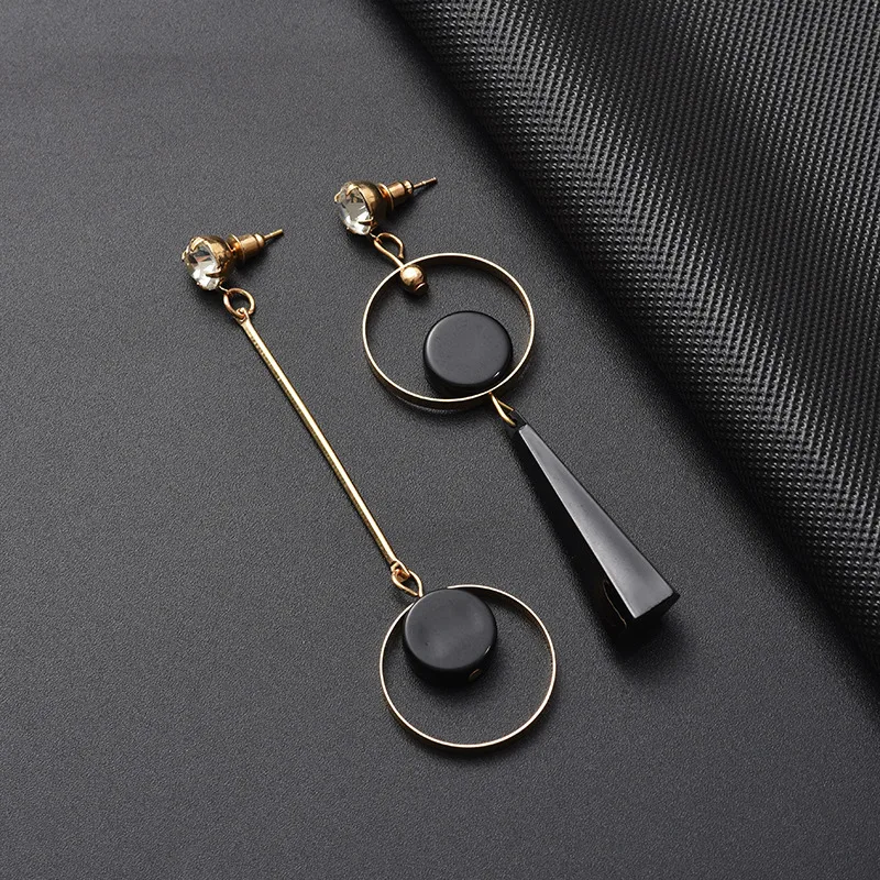 Vintage Earrings 1 Винтажные Подвесные серьги геометрической формы для женщин, золотые полые листья, цветок, большие висячие серьги, ювелирные изделия для девочки, подарок - Окраска металла: Vintage Earrings 1