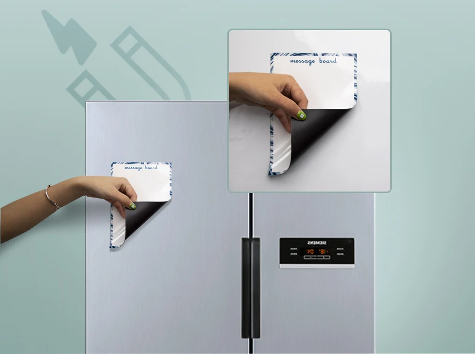 Магнитная стираемая доска для письма доска съемные магниты на холодильник украшение дома доски для сообщений блокнот для рисования игрушки размер А5