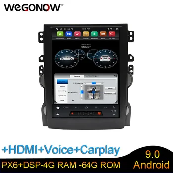 

DSP IPS HDMI PX6 Carplay voice control Tesla 9.7" Android 9.0 4GB 64GB auto radio GPS navi BT5.0 for Chevrolet Malibu 2010-2014
