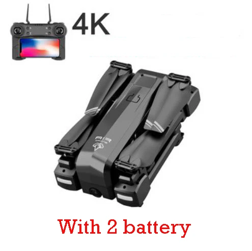 Z11 4-ось FPV складной Радиоуправляемый Дрон RC вертолет с 4K двойной камерой HD удержание высоты оптический поток Смарт следование Квадрокоптер VS Z5 - Цвет: 4K 2 battery