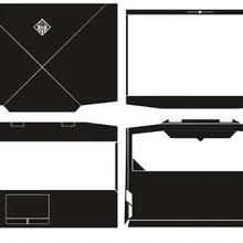 Ноутбук углеродного волокна виниловая кожа наклейка крышка для hp OMEN 15-dh0145tx dh0146tx dh0144tx dh0002ng dh0147tx dh0010nl DH0008NL