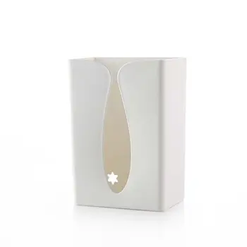 

Removable Wall Mounted Tissue Box Toilet Paper Storage Case Holder Home Bathroom