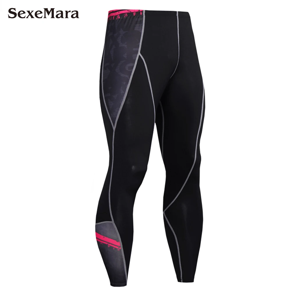 Trousers Рашгард Для mma, длинный рукав, для фитнеса, спортивный набор, колготки, мужские, компрессионные, эластичные, быстросохнущие, дышащие, футболка, тактическая, мужская спортивная одежда - Цвет: Trousers