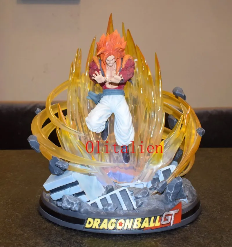 Olitalien GT Gogeta Super Saiyan 4 Figurine Doll Statue Bust Action Figure Model Toy Gift | Игрушки и хобби
