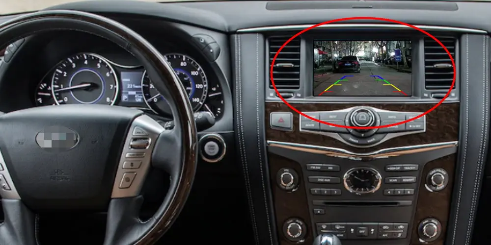 Liislee Автомобильная камера заднего вида для Infiniti Q50 2013~ заводской экран монитор совместимая парковочная камера