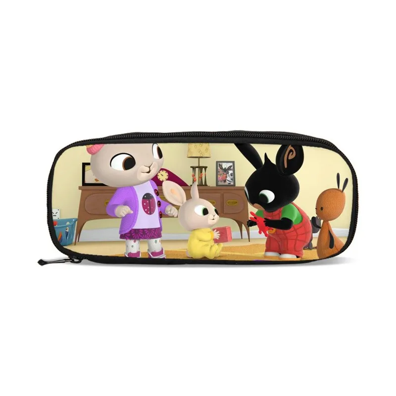Модные бумажники Bing Bunny пенал тканевый чехол для карандашей школьные офисные принадлежности стационарный чехол Детский кошелек хранилище Милая коробка для ручек - Цвет: Хаки