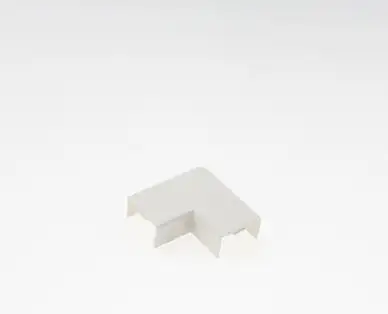 white PVC trunking accessories 15x10mm Wall Cable Duct Connection Fixer Fastener Holder Yin angle three-way direct plug wire fitting - Цвет: white