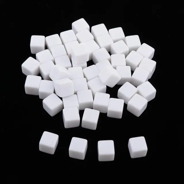 Blank Dice--50 per Bag