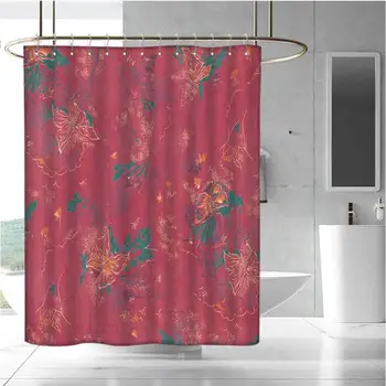 

3D Printed Shower Curtain Hotel Quality, Machine Washable