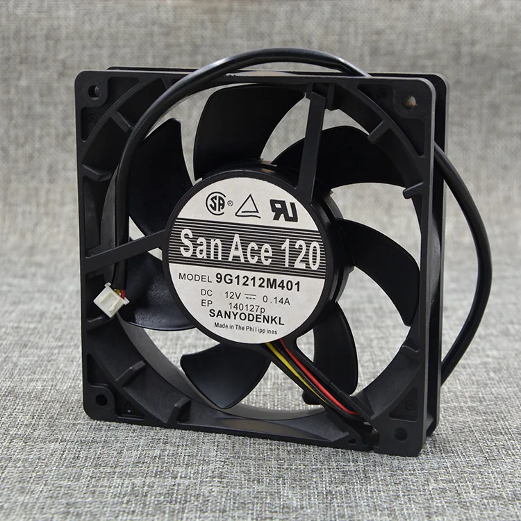 Для SANYO 9G1212M401 12V 0.14A 3 линии 12025 12 см вентилятор охлаждения