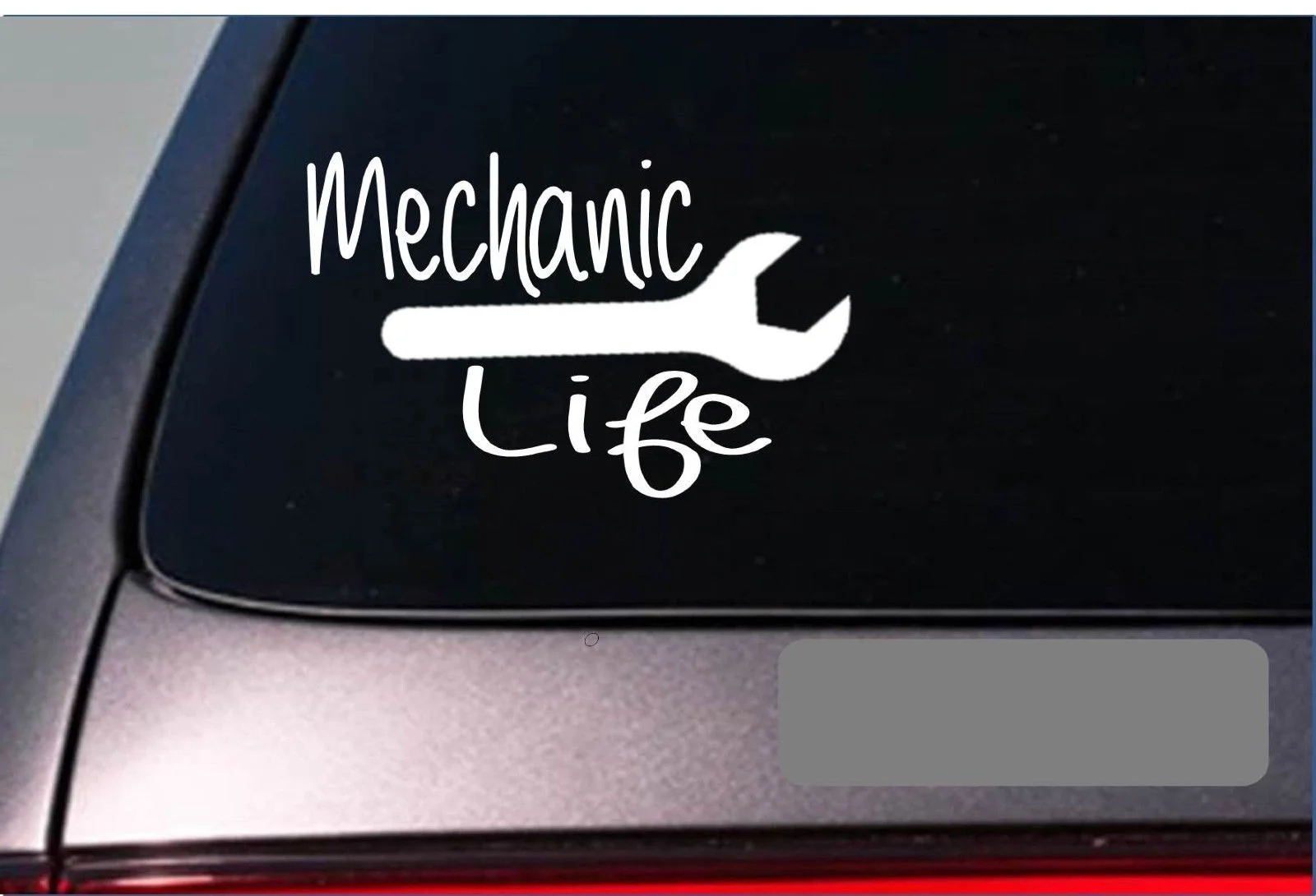 Mechanic Life jdm racing engine turbo filter sticker decal wrench tools window Sticker