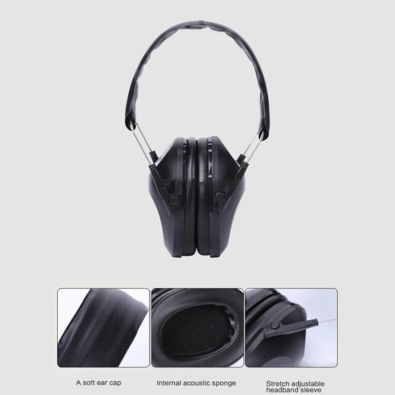 Soundproof Ear Plugs Tactical Hunting Folding Ear Defenders Anti-Noise Ear Protector Ear Muff Hearing Protection For Shooting