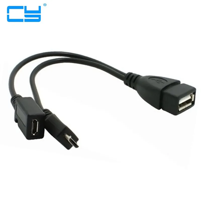 Mini curto micro usb хост otg Кабо com poder для samsung i9100 i9300 i9500 n7000 n7100 i9000 ngansek no carregamento |