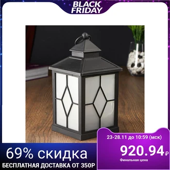 

Nightlights 48125 LED batteries 3хААА black 10х10х24 cm 4738453