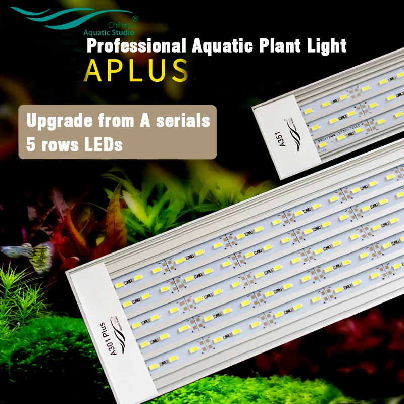 Chihiros A PLUS серия Aquarum светодиодный светильник ing Plant Grow светильник с крышкой или висячим фиксацией с пультом дистанционного управления яркостью