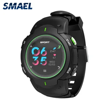 

Bluetooth Deep Waterproof Smart Watch Color Large Screen 2.5D Spherical Lens Heart Rate Monitor Health Watch App Synchronization