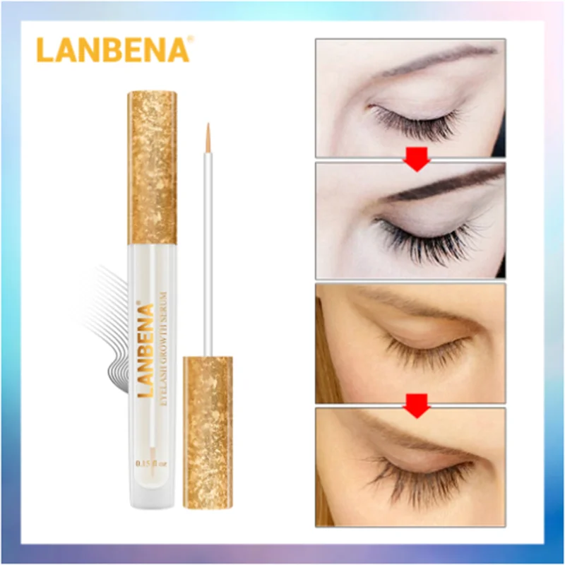 

LANBENA Eyelash Growth Eye Serum Eyelash Enhancer Longer Essence 7 Day Thicker Lashes Eyelashes Eyebrows Enhancer Eye Care