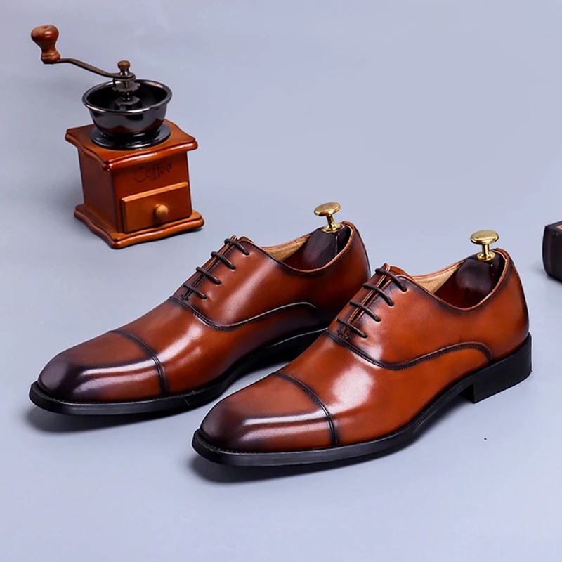 New Cowhide Dress Shoes High Quality Men's Shoes - China Men's Shoes and  Shoes price