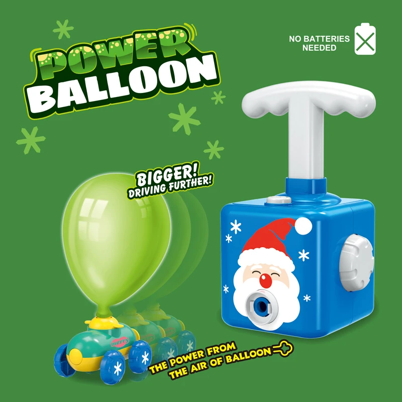 Christmas Toy Gift Balloon Car Launcher Party Supplies Educational Toys with Manual Race Pump for Kids Boy Girl | Игрушки и хобби