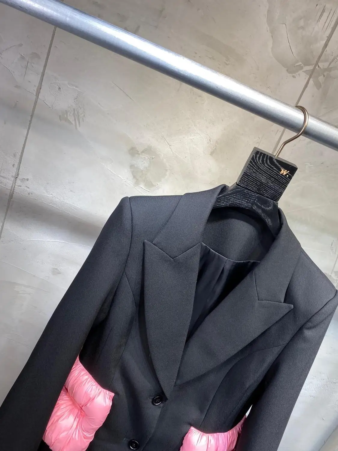 2019FW высокого качества для женщин, из кусков, пиджак женский Роскошная верхняя одежда кожаная куртка для Женская куртка ddxgz2