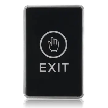 

Push Touch Sensor Exit Button Security Access Control System Door Exit Release Button With LED Indicator Light for Home