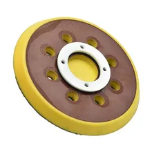 Almohadilla de lijado de respaldo de 8 agujeros, 5 pulgadas, 125 MM, 3/4 clavos, almohadilla de respaldo de lijadora de gancho y bucle para LIJADORA Orbital eléctrica maki ta
