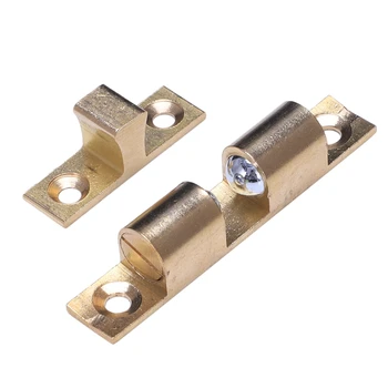 オンライン 食器棚の引き出し真鍮ダブルボールキャッチ70ミリメートルドアラッチ