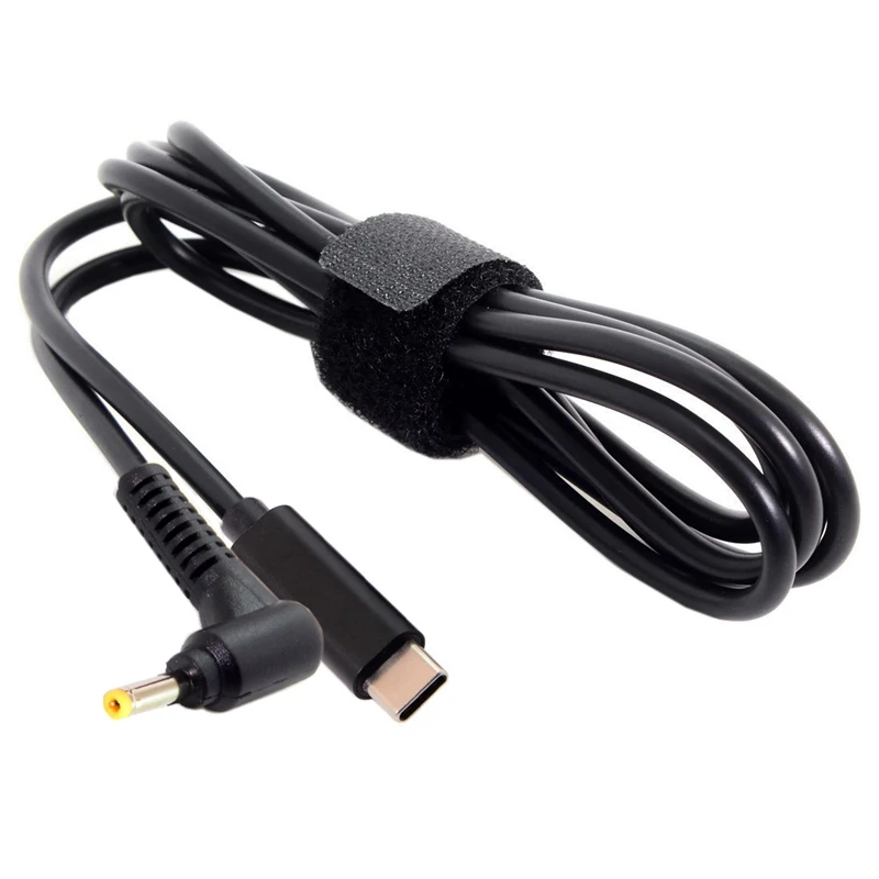 DC 4,0*1,7 мм Мощность PD кабель для зарядки 18-20V постоянного тока до Тип C USB-C Вход для ноутбука Тетрадь