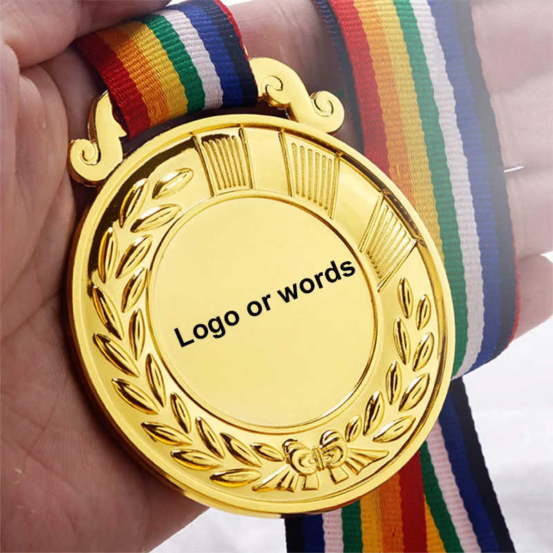 Индивидуальные пустые медали с гравировкой вашего логотипа слова имя на пустой