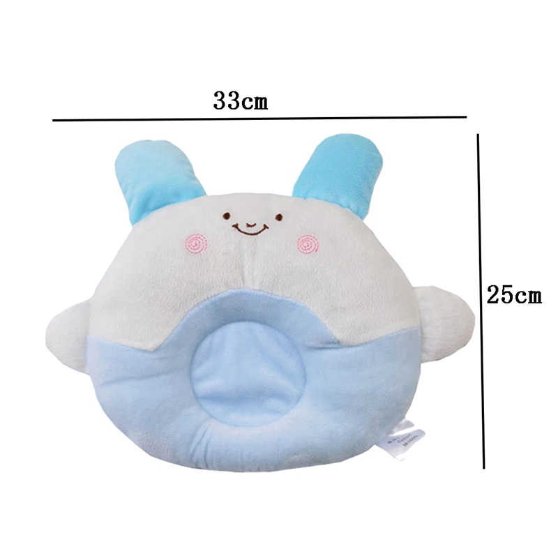 Детский мягкий бархатный позиционер для сна милый дизайн Новорожденный анти-ролл Подушка Младенческая Предотвращающая плоская подушка для головы