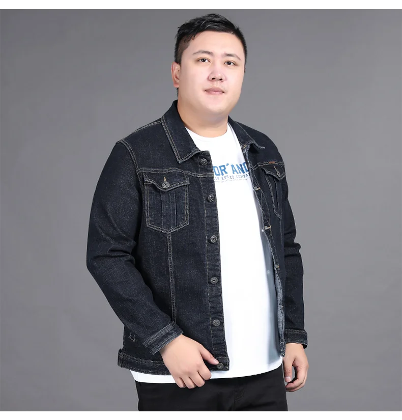 10XL 8XL 6XL 5XL весенне-осенние модные мужские джинсовые куртки, мужские хлопковые куртки, Мужская джинсовая куртка, верхняя одежда, мужская ковбойская куртка