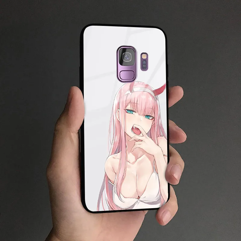 Zero Two Darling in the FranXX аниме стекло Мягкий силиконовый чехол для телефона оболочка для samsung Galaxy S8 S9 S10e S10 Note 8 9 10 Plus - Цвет: AE 2228