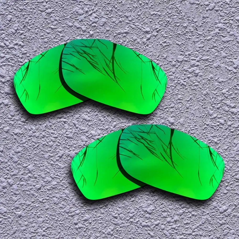 2 Pairs Polarized Replacement Lenses for Oakley Fives Squared Sunglasses- Multiple Choices - Цвет линз: Green-Green