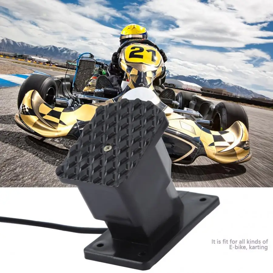 

car footrest Electric Accelerator Throttle Speed Control Brake Foot Pedal for E-Bike Karting car accessories