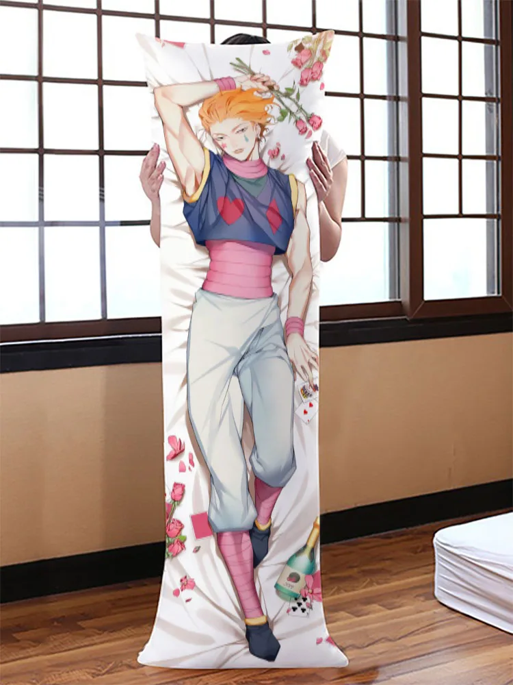 Hisoka Dakimakura Body Pillow Case Genshin Impact Diluc Decorative Cover 150x50cm Home Decoration Pillowcases Printed Long | Дом и сад
