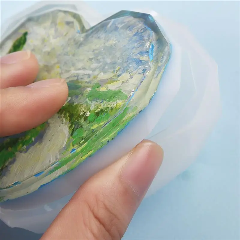 2 Moules Silicone Pour Jetons De Caddie - DIY Résine époxy, Effet Miroir, Porte-clés Décoratif - 11