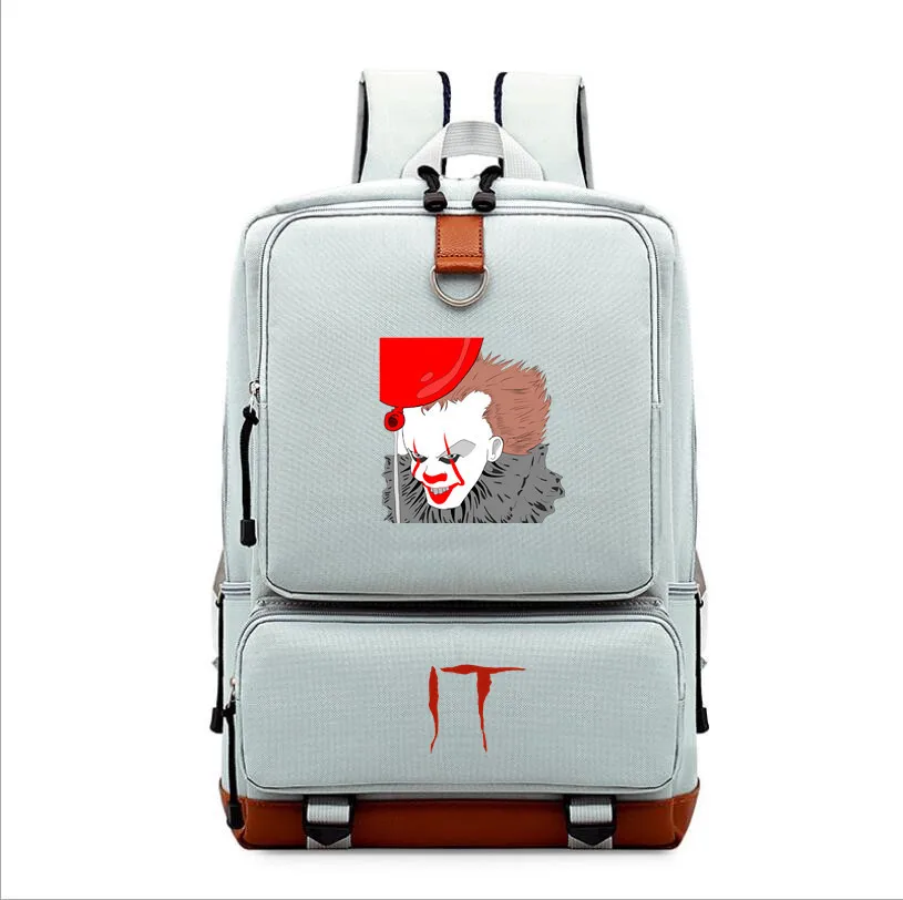 mochila рюкзак для подростков с принтом Стивен Кинг's it mochila, школьная сумка на плечо, дорожная сумка для ноутбука, рюкзак - Цвет: 6