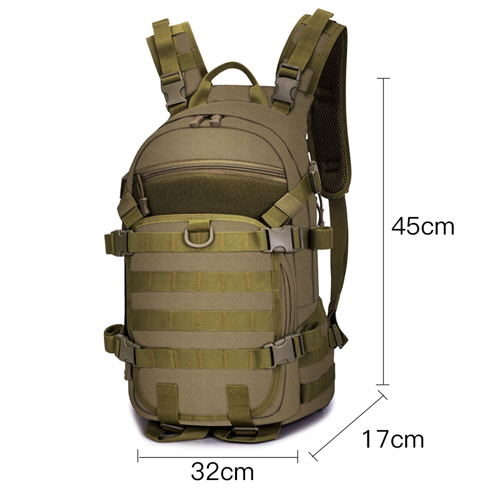 25L Military Camouflage Tactical Assault Backpack Molle Airsoft Hunting Camping Outdoor Sports Hiking Trips Climbing Bags  X394D
