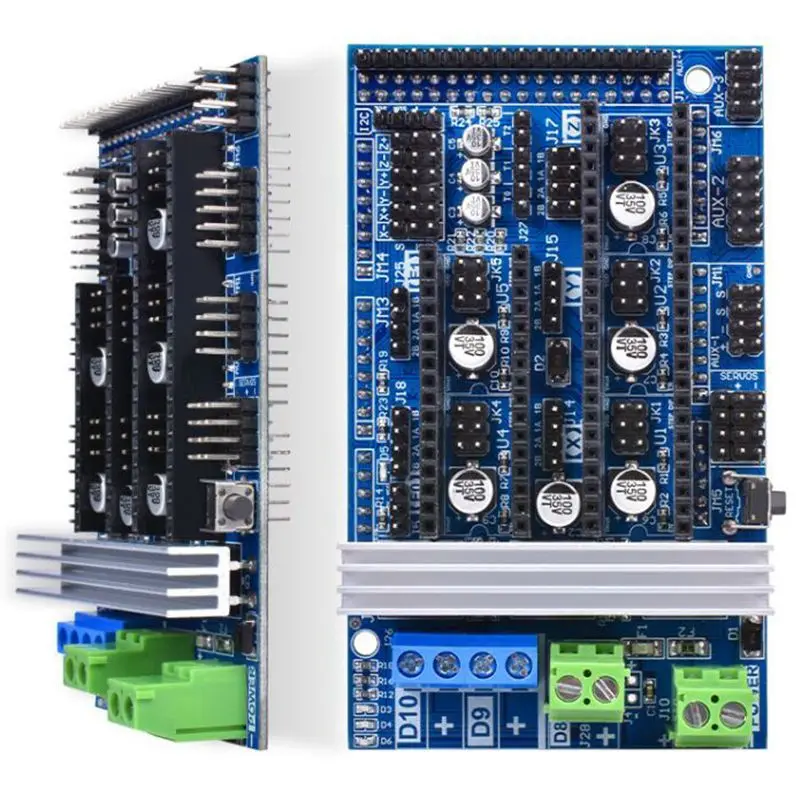 Ramps 1,6 панель управления расширения с радиатором модернизированная Ramps 1,4/1,5 Для arduino 3d принтер доска