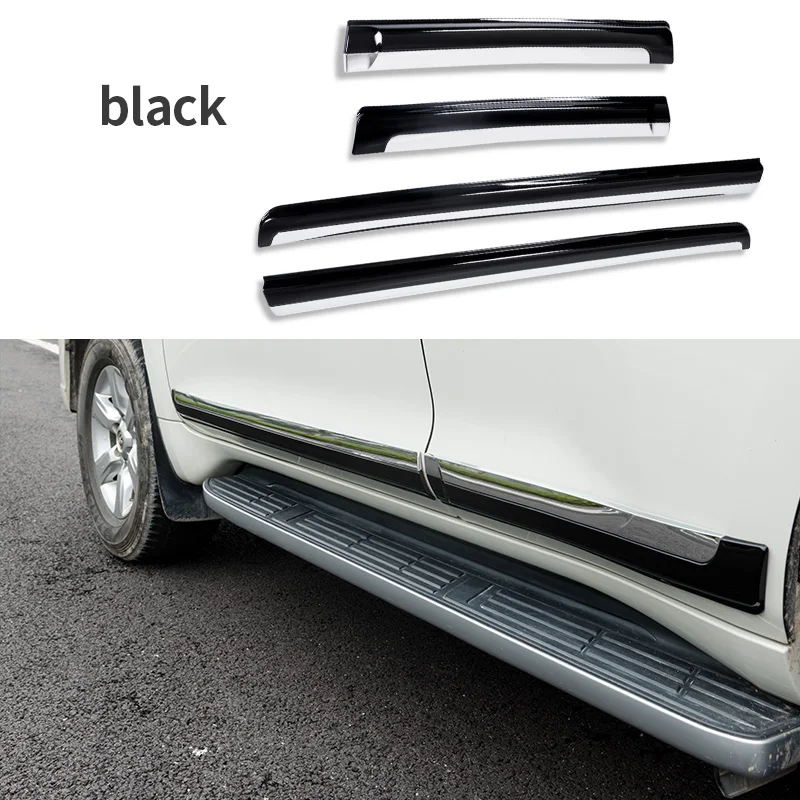 black Подходит для 10- моделей Toyota prado, защита от столкновений и издевательств, 2700 3,5 устойчив к царапинам, модифицированный - Название цвета: black