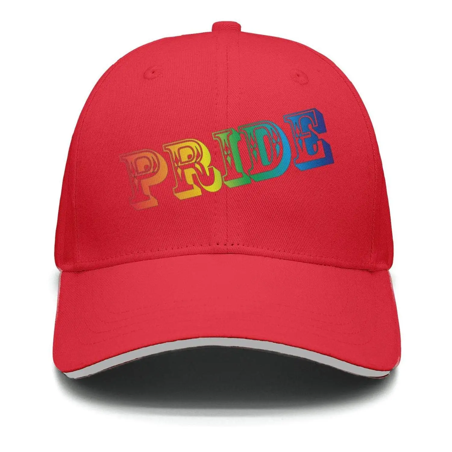 Gay Pride Радужный Флаг Мужская Мода Регулируемая сетка спортивные Хлопковые бейсболки шляпа