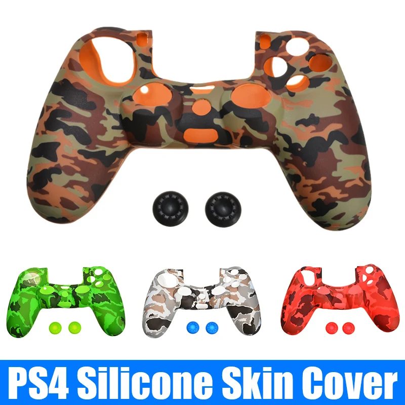 1 шт. силиконовый защитный чехол для геймпада 5 цветов для PS4 Playstation 4 Slim sticker