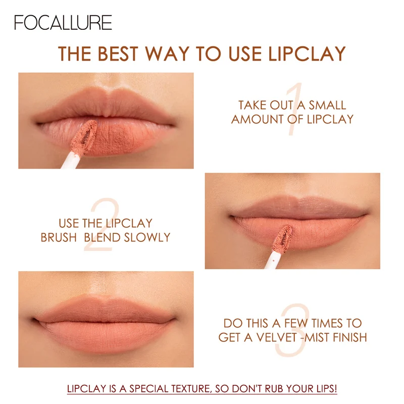 Focallure True Matte Lip Clay । Fa179 - 303