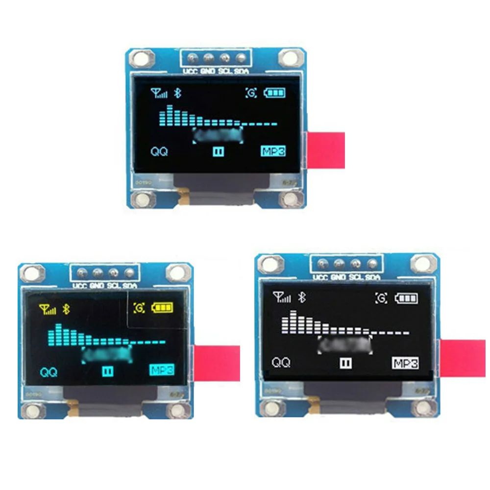 DC3.3V-5V OLED ЖК-дисплей модуль разрешение платы IEC IIC интерфейс компоненты
