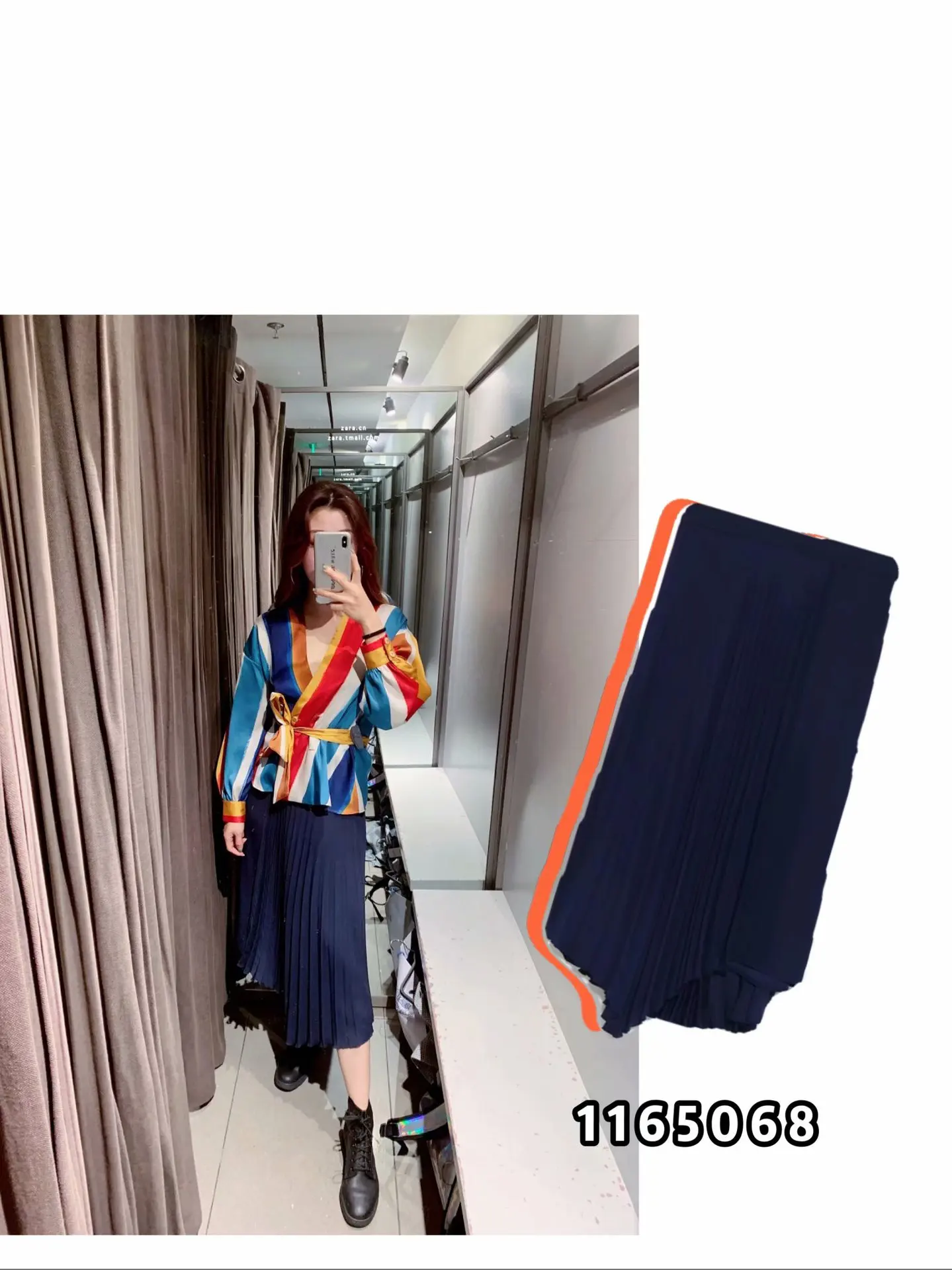 

Summer New Products European And American Style Fashion Joint High-waisted Irregular Skirt Women's Mid-length A- line Skirt