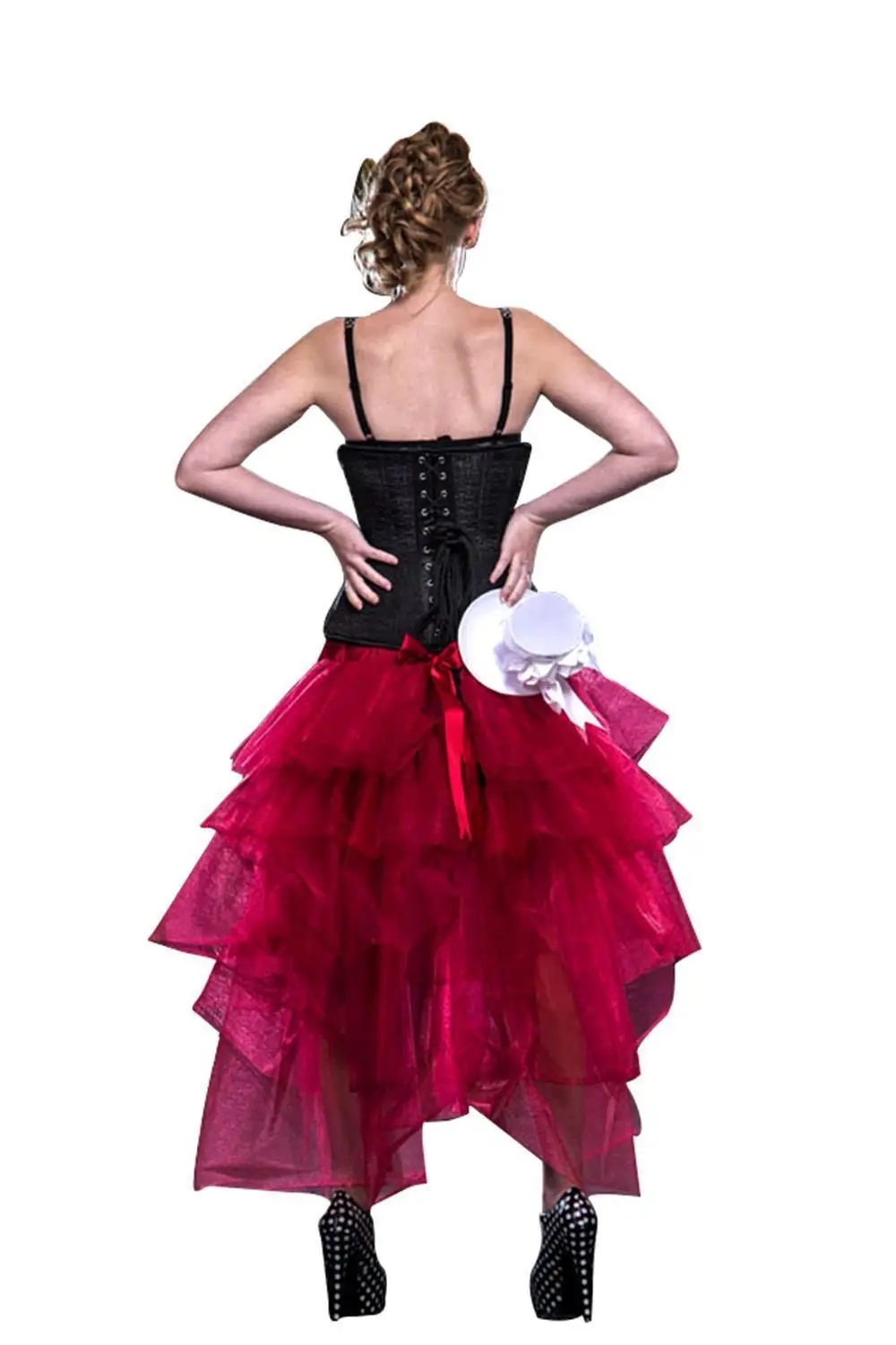 Women Dancewear Adult Tutu Tulle Skirt Short Petticoat Half Slips Under Dress Underskirt Wedding Bridal Petticaoat
