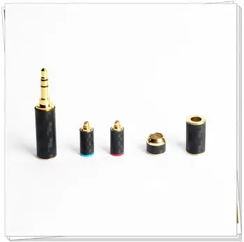 

OKCSC DIY MMCX 0.78mm A2DC Connector Splitter Slider Set Earphone Cables Accessories 2.5mm 3.5mm 4.4mm Balanced Plug Output Kit
