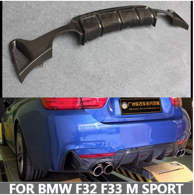 Бампер из углеродного волокна для губ Диффузор BMW F32 F33 M Sport только 14-17 435i 420i 4 серии